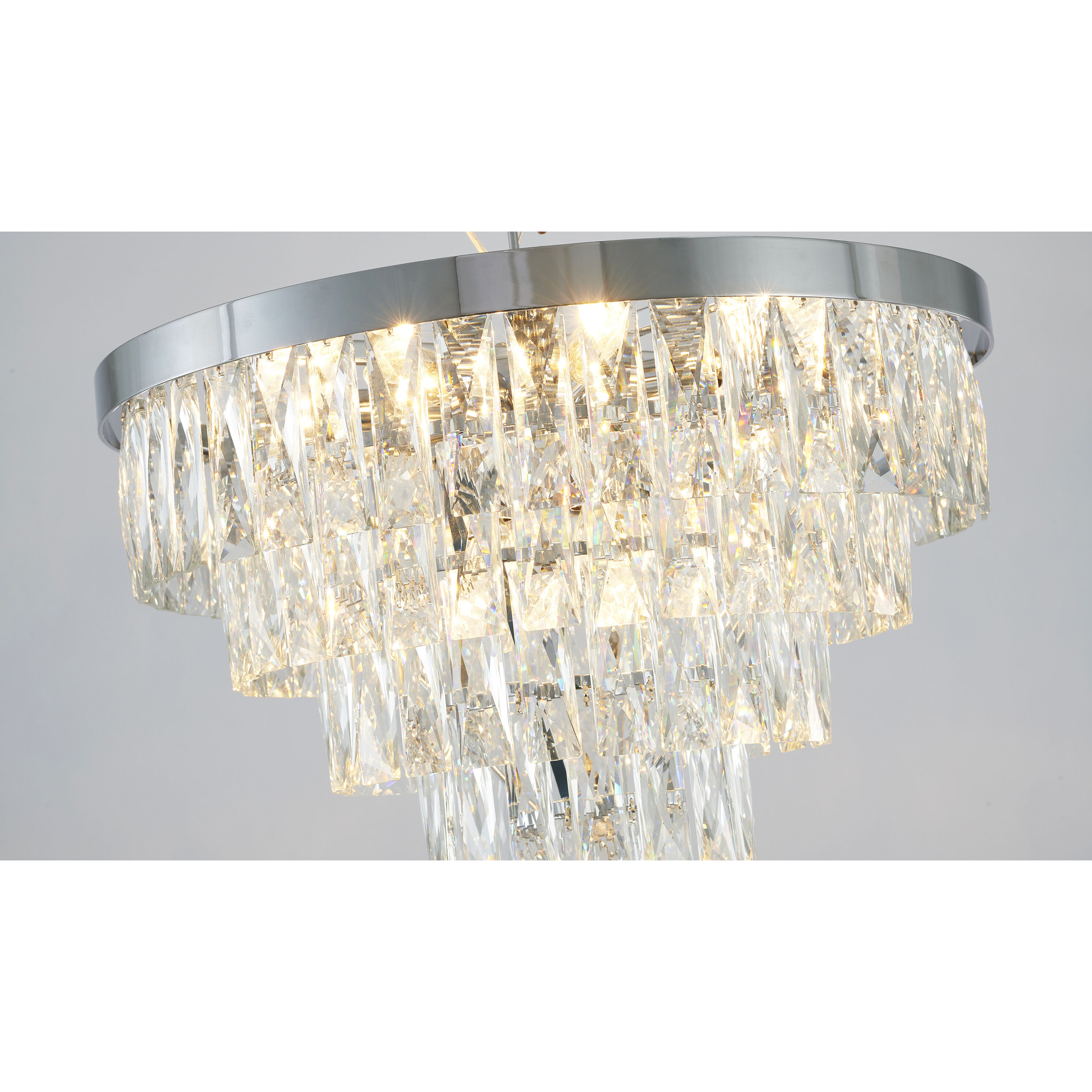 Canada 12 Light 19.7 inch Chrome Chandelier Ceiling Light
